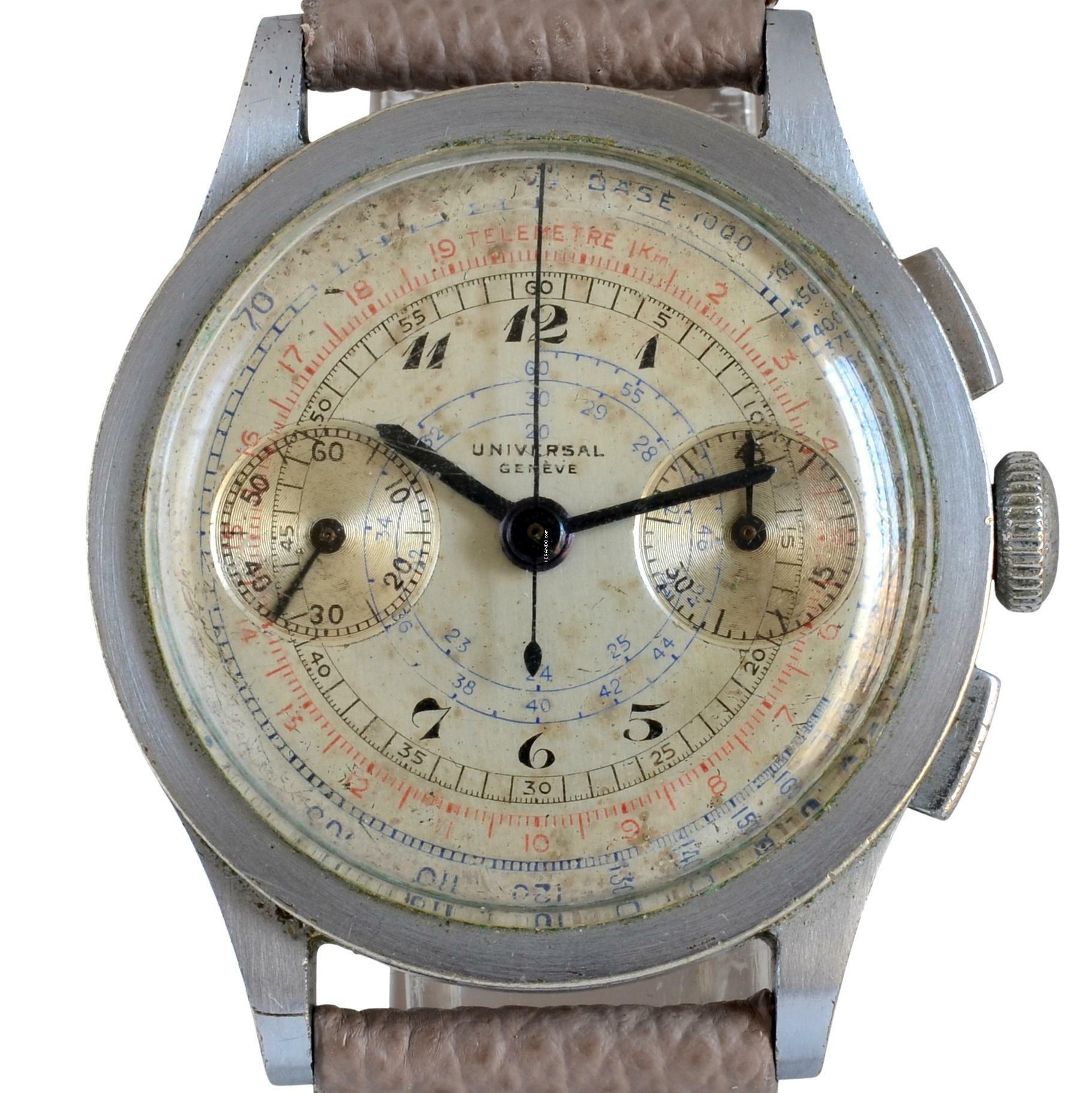 Thumbnail von Universal Genève Chronograph 5466 Compur first series 1936's </h1>