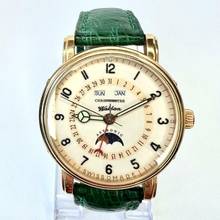  Waldan Automatic 39mm Chronometer Austronic Moonphase 18K Rose Gold Watch </h1> 