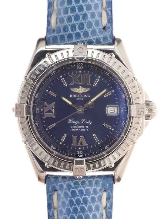  Breitling Wings Lady Ladies Quartz Wristwatch Windrider Wings Lady Chronometre 100 M / 330 FT </h1> 