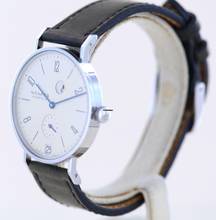 Thumbnail von NOMOS Tangente Gangreserve Datum schwarze Gangreserve 35 Peseux Cream Dial rar </h1>