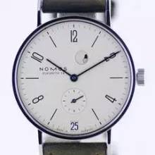 Thumbnail von NOMOS Tangente Gangreserve Datum schwarze Gangreserve 35 Peseux Cream Dial rar </h1>