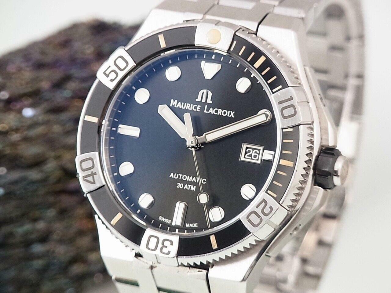 Thumbnail von Maurice Lacroix AIKON Venture Ai6058 Automatik Herrenuhr Edelstahl Keramik Ø43mm </h1>