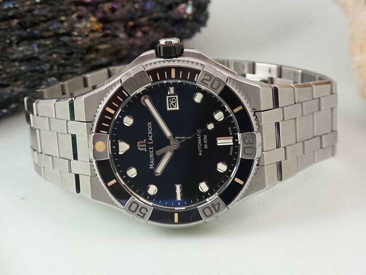 Thumbnail von Maurice Lacroix AIKON Venture Ai6058 Automatik Herrenuhr Edelstahl Keramik Ø43mm </h1>