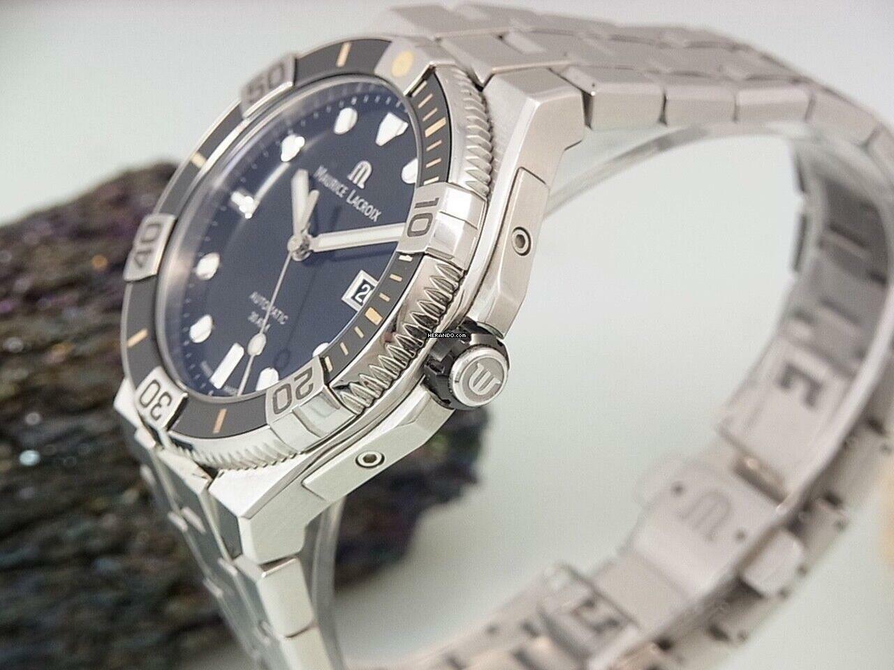 Thumbnail von Maurice Lacroix AIKON Venture Ai6058 Automatik Herrenuhr Edelstahl Keramik Ø43mm </h1>