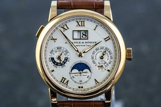 Thumbnail von A. Lange & Söhne Langematik Perpetual Calendar | 310.021 | in 18k Yellowgold | Full Set