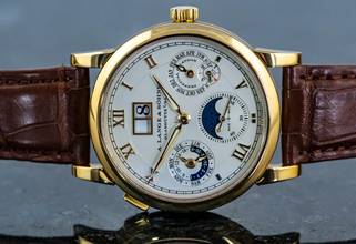 Thumbnail von A. Lange & Söhne Langematik Perpetual Calendar | 310.021 | in 18k Yellowgold | Full Set