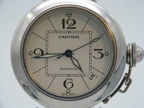Thumbnail von Cartier Pasha C Edelstahl Damenuhr Inkl Papiere / Ref 2324 / Ø 35mm </h1>
