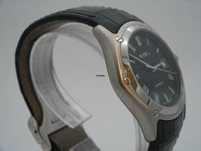 Thumbnail von Ebel Classic Gents Herrenuhr / Black Dial / Edelstahl / Ref 9120f51 </h1>