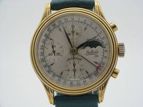Thumbnail von DuBois 1785 Luna Chronograph Mit Mondphase / Edelstahl Vergoldet / Ø 37mm </h1>