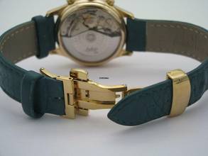 Thumbnail von DuBois 1785 Luna Chronograph Mit Mondphase / Edelstahl Vergoldet / Ø 37mm </h1>