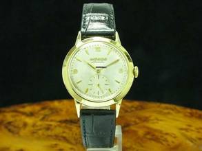 Thumbnail von Movado 18kt 585 Gold Hammerautomatik Herrenuhr / Kaliber 115 / Ref 8426 </h1>