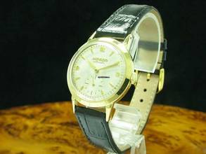 Thumbnail von Movado 18kt 585 Gold Hammerautomatik Herrenuhr / Kaliber 115 / Ref 8426 </h1>