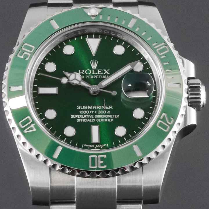  Rolex Submariner Date HULK 2013 LC EU 