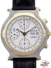 Thumbnail von Bulova Gents 2-tone Automatic Wristwatch Chronograph with Day and Date Feature </h1>