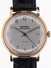 Thumbnail von Dechaux Gents Wristwatch Antichoc Chronomètre Chronometer # 2038 </h1>