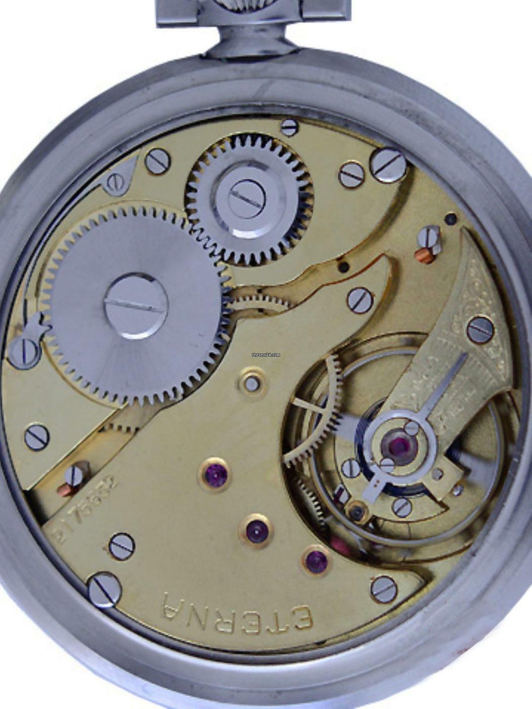 Thumbnail von Eterna Mans Pocket Watch Art Deco </h1>