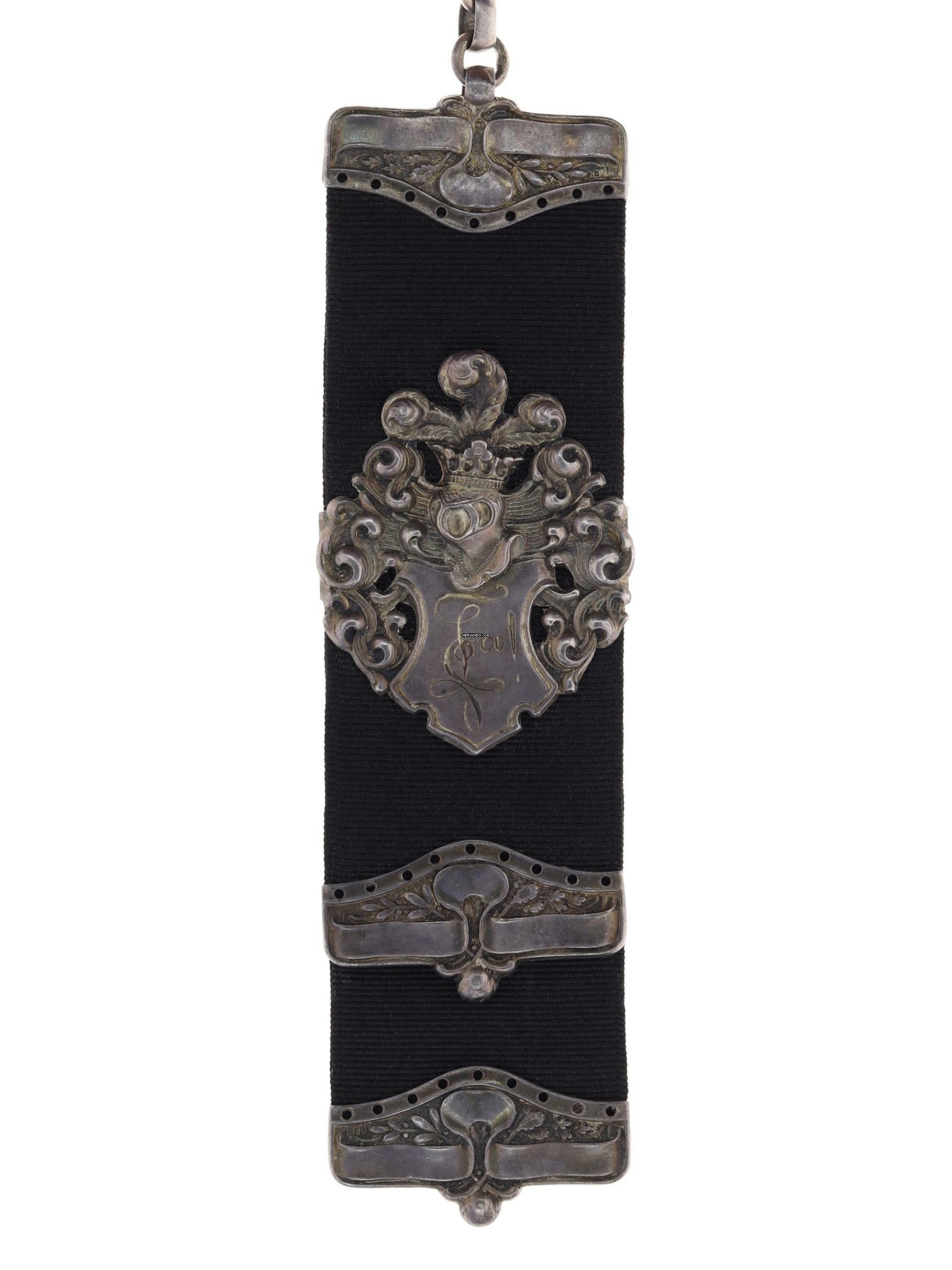 Thumbnail von Swiss Mans Pocket Watch open face Silver – Case all over decorated Silver – Cuvette </h1>