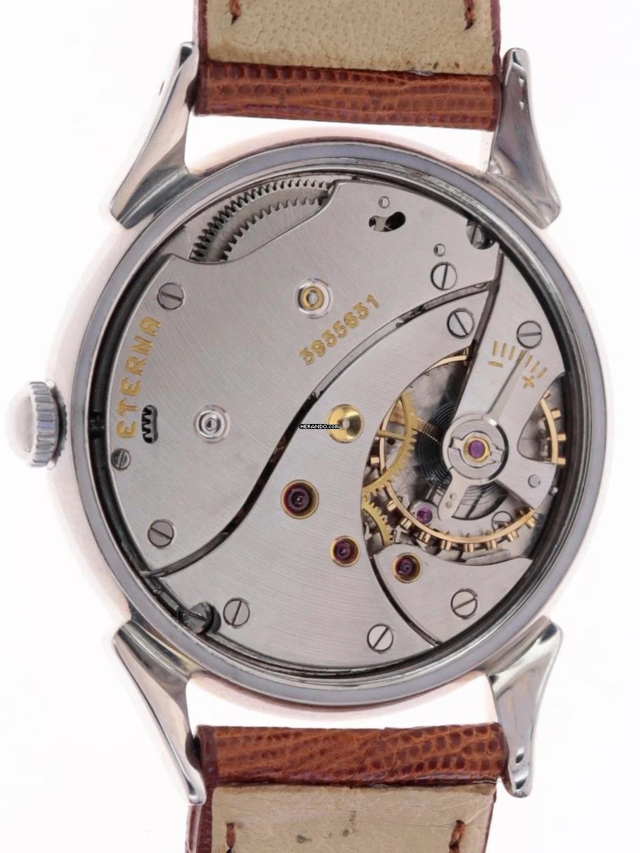 Thumbnail von Eterna Gents manual wind oversized Wristwatch </h1>