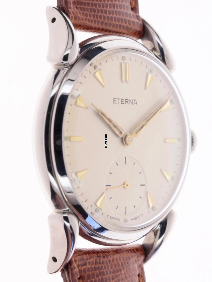 Thumbnail von Eterna Gents manual wind oversized Wristwatch </h1>