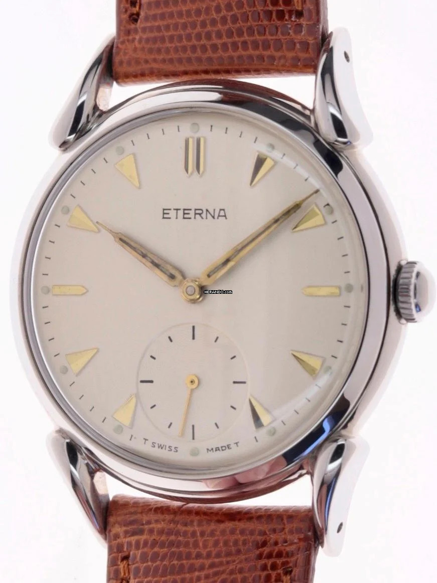 Thumbnail von Eterna Gents manual wind oversized Wristwatch </h1>