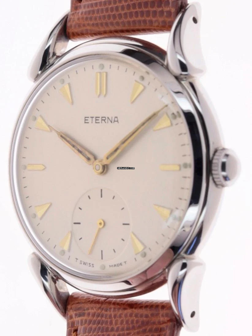 Thumbnail von Eterna Gents manual wind oversized Wristwatch </h1>