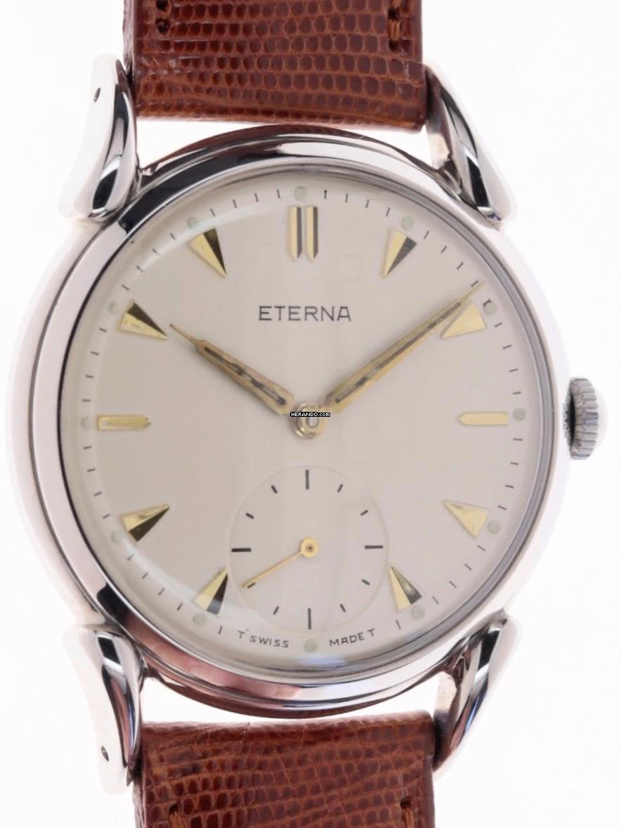 Thumbnail von Eterna Gents manual wind oversized Wristwatch </h1>