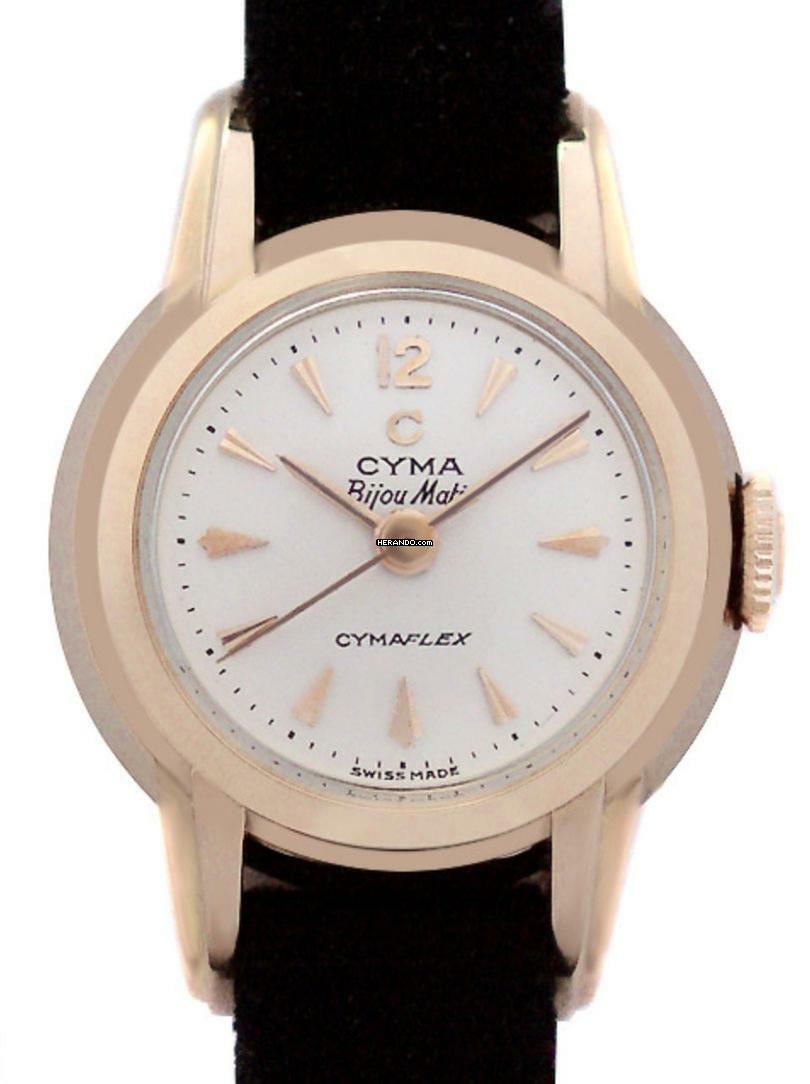 Cyma Ladies Automatic Wristwatch Bijou Matic Cymaflex </h1>