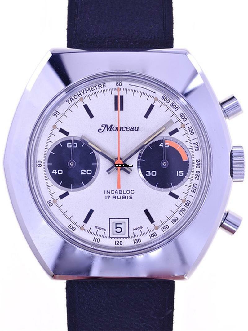 Monceau Gents wristwatch Chronograph Valjoux 7734 NEW OLD STOCK </h1>