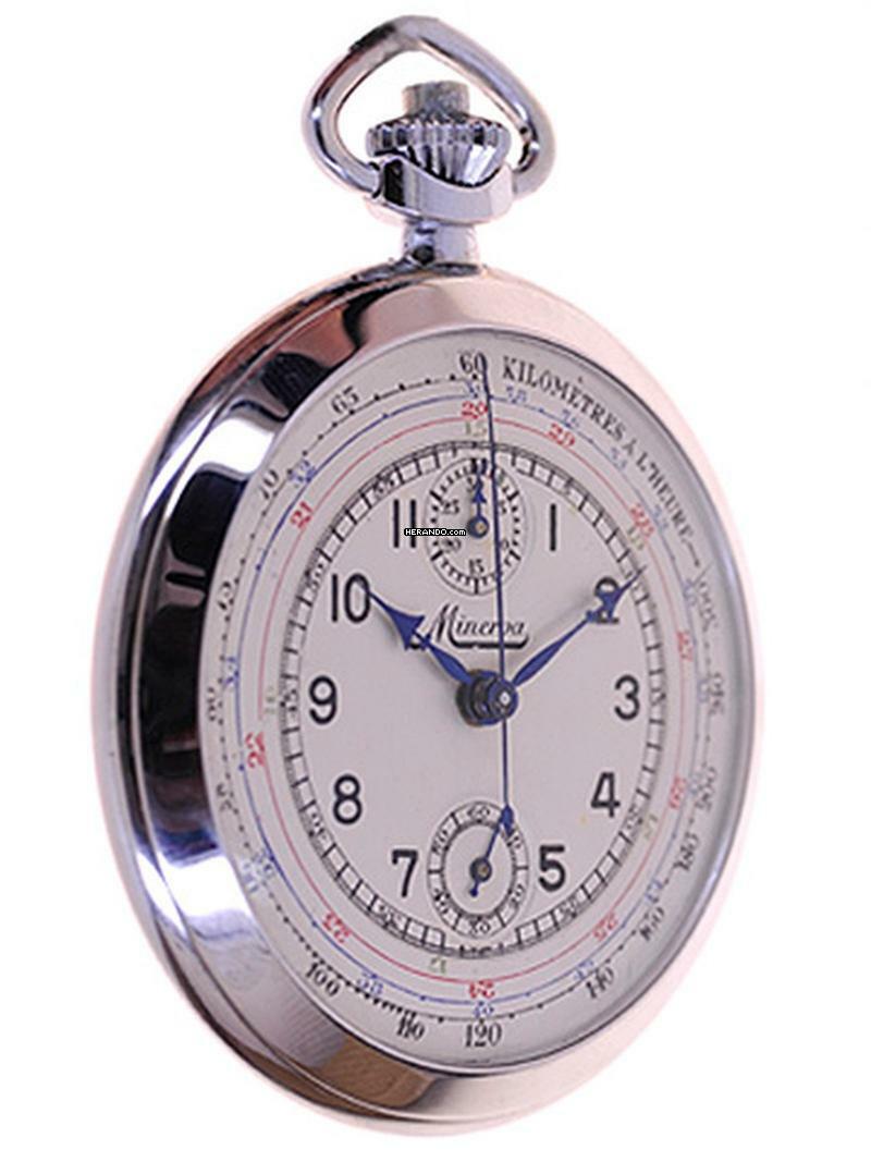 Thumbnail von Minerva Mans Pocket Watch Chronograph </h1>