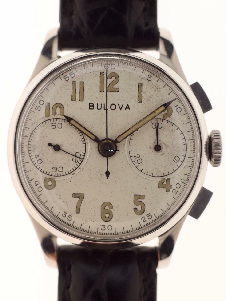 Bulova Gents Wristwatch Chronograph </h1> 