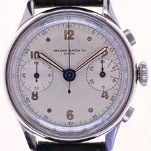 Thumbnail von Record Gents Wristwatch Chronograph </h1>