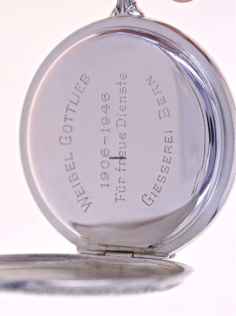 Thumbnail von Chronometer School Watch Gents open face Pocket Watch Chronomètre </h1>