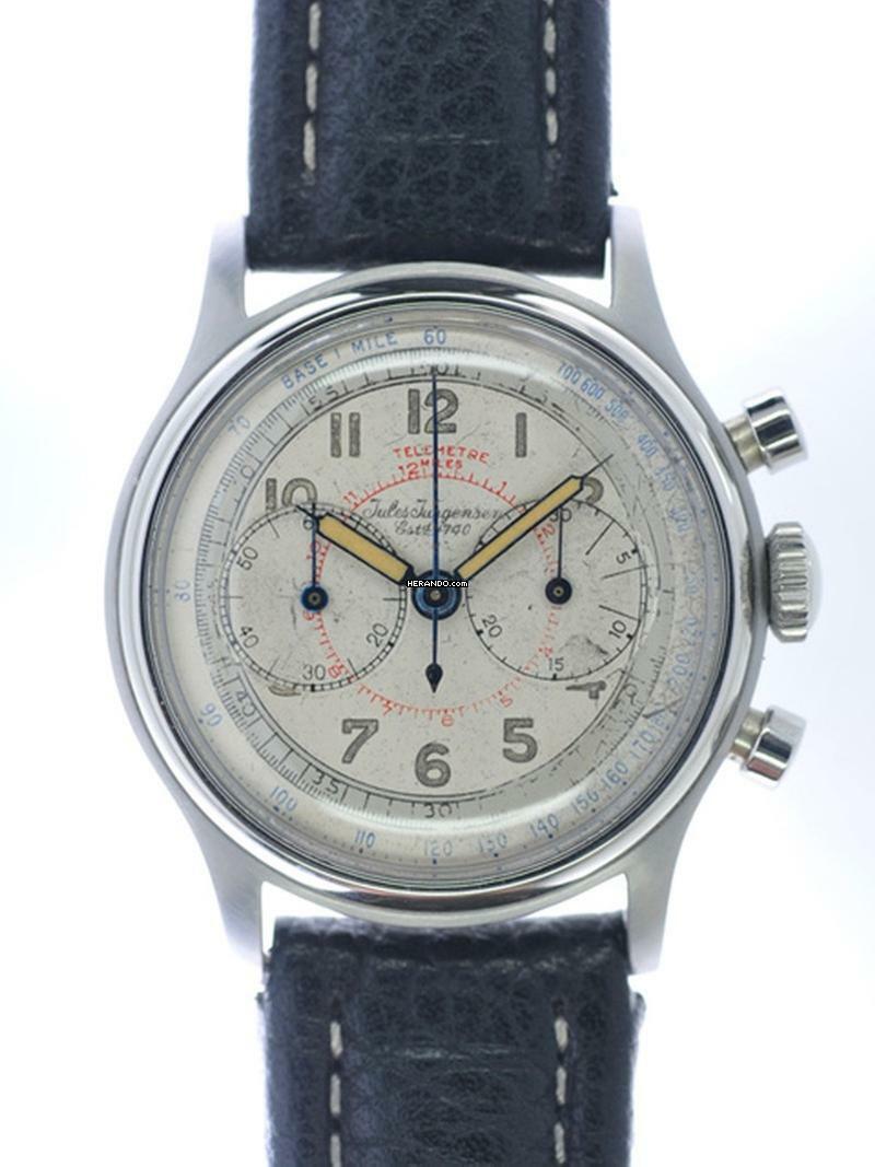 Jules Jürgensen Gents 3/4 size Wristwatch Chronograph