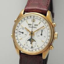 Thumbnail von Tourneau Triple Calendar Moon Gold 18k/750 Valjoux 730/88 </h1>