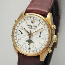 Thumbnail von Tourneau Triple Calendar Moon Gold 18k/750 Valjoux 730/88 </h1>