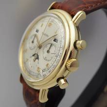 Thumbnail von Tourneau Vollkalender Mondphase Calendar Gold 18k/750 El Primero 3019 serviced </h1>