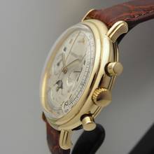 Thumbnail von Tourneau Vollkalender Mondphase Calendar Gold 18k/750 El Primero 3019 serviced </h1>