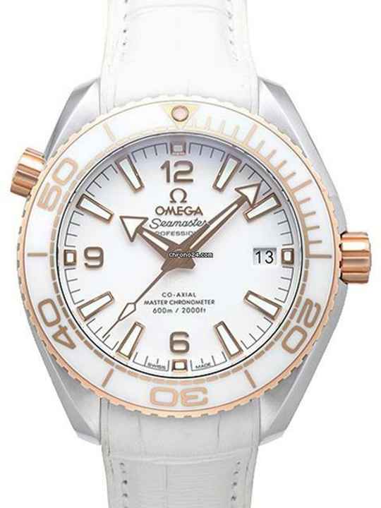  Omega Seamaster Planet Ocean Master Chronometer 39,5 Weiß Rotgold </h1> 