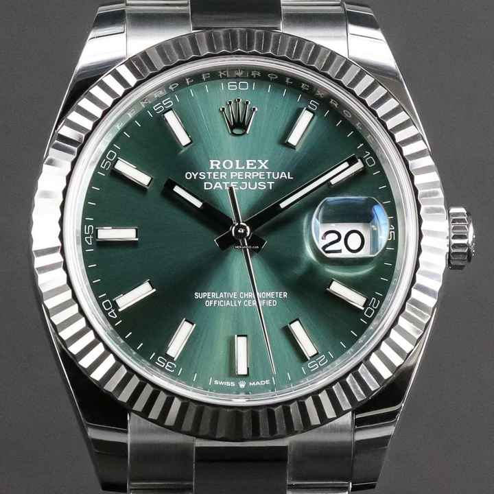  Rolex Datejust 41 Mint Green Dial 2022 