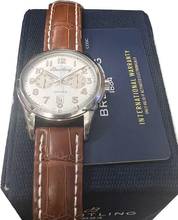 Thumbnail von Breitling Transocean Chronograph 1915 Gents manual wind Wristwatch Chronograph Transocean 1915 limited Edition 33 Rubis certified Chronometre Ref. AB1411 </h1>
