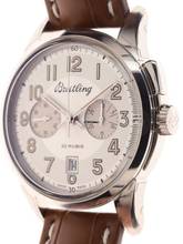 Thumbnail von Breitling Transocean Chronograph 1915 Gents manual wind Wristwatch Chronograph Transocean 1915 limited Edition 33 Rubis certified Chronometre Ref. AB1411 </h1>