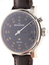 Thumbnail von Meistersinger Gents Single Hand Automatic Chiming Hour Wristwatch Bell Hora Black with Gold REF. BH0902G </h1>