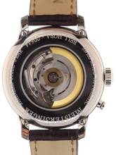 Thumbnail von Meistersinger Gents Single Hand Automatic Chiming Hour Wristwatch Bell Hora Black with Gold REF. BH0902G </h1>