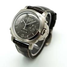 Thumbnail von Panerai Luminor 1950 8 Days Chrono Monopulsante GMT PAM 00311 </h1>
