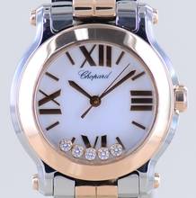 Thumbnail von Chopard Happy Sport Flying Diamonds Stahl Roségold Lady Luxus </h1>