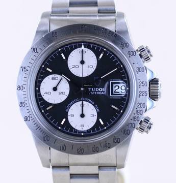  Tudor Oysterdate Big Block 94300 Panda Matte Dial Automatic Oysterband Chronograph Top </h1> 