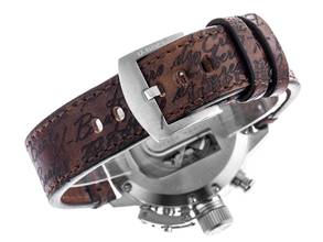 Thumbnail von U-Boat Classico Tungsteno Stahl Automatik Chronograph Armband Leder 45mm Ref.9568 Box&Pap. Full Set Neu