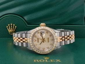 Thumbnail von Rolex Lady-Datejust 69173 Jubilee Diamonds Dial & After Diamonds Bezel - Full Set 26mm