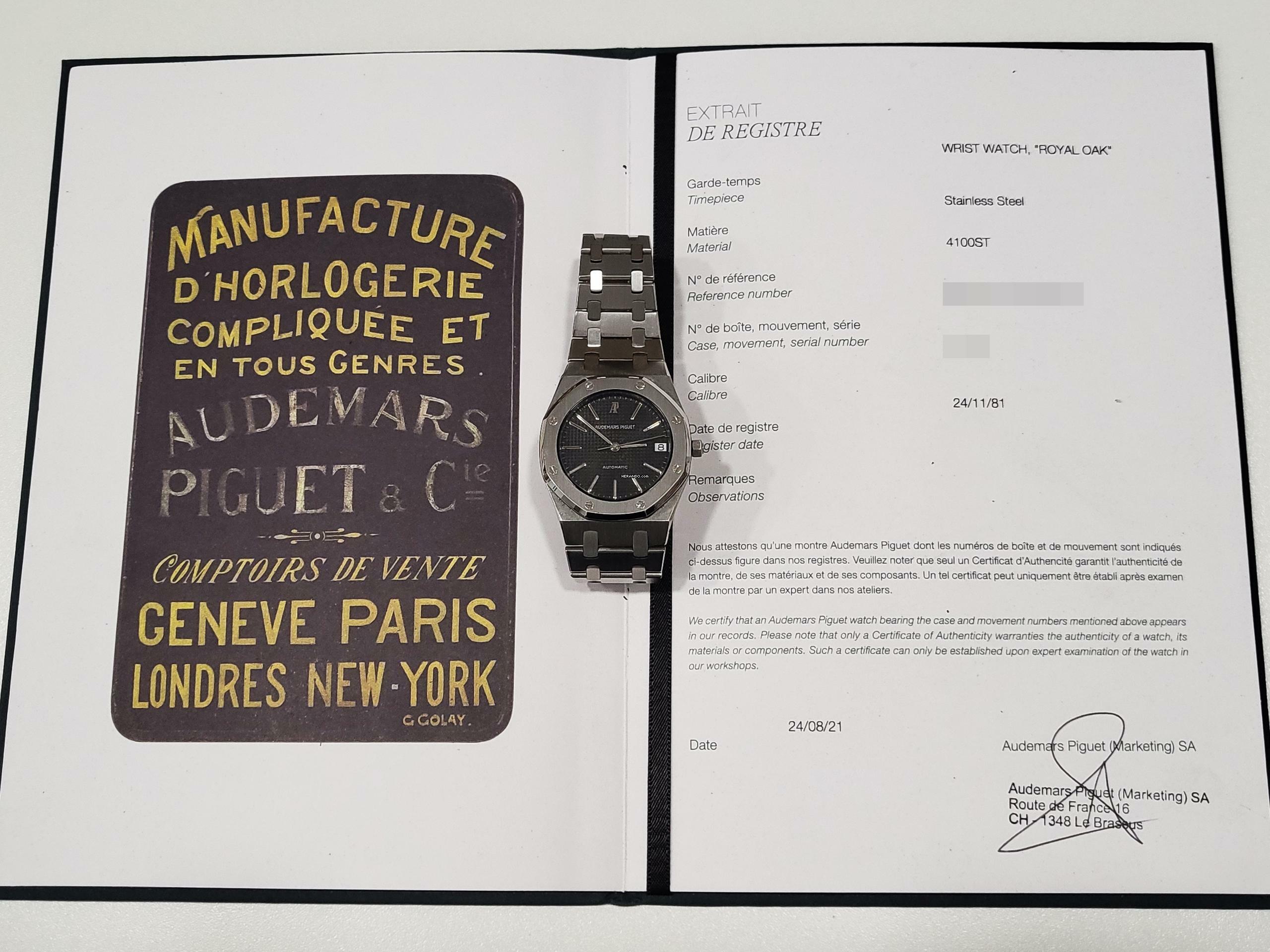 Thumbnail von Audemars Piguet Royal Oak 4100ST Extract from the Archives 1981