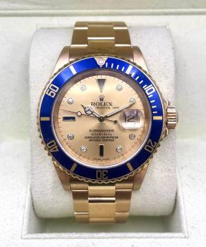  Rolex Submariner Date Orig. SULTAN DIAL PERFECT CONDITION 2-years warranty (NO HOLE) YEAR 2005 </h1> 